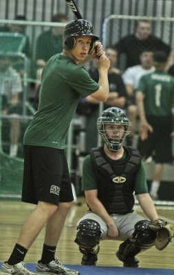 Preparing for first pitch