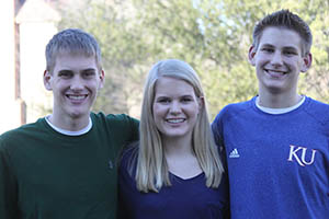 Fritz, Katie and Joe Lienemann