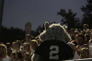 Senior Grant Wernicke shares his experiences as the mascot