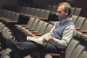 Dan Schmidt directs the cast in the PAC.