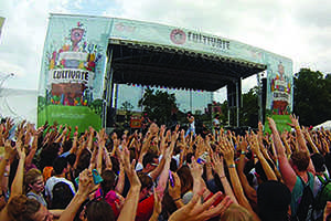 The Chipotle Cultivate festival made its first appearance in Kansas City at Penn Valley Park on July 18. The free event featured live music, art, fresh food and a variety of other activities.
