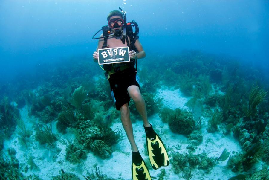 Senior Reagan Dupriest explores his interest in scuba diving