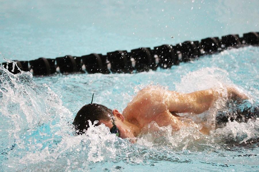 Boys swim team prepares for remaining meets