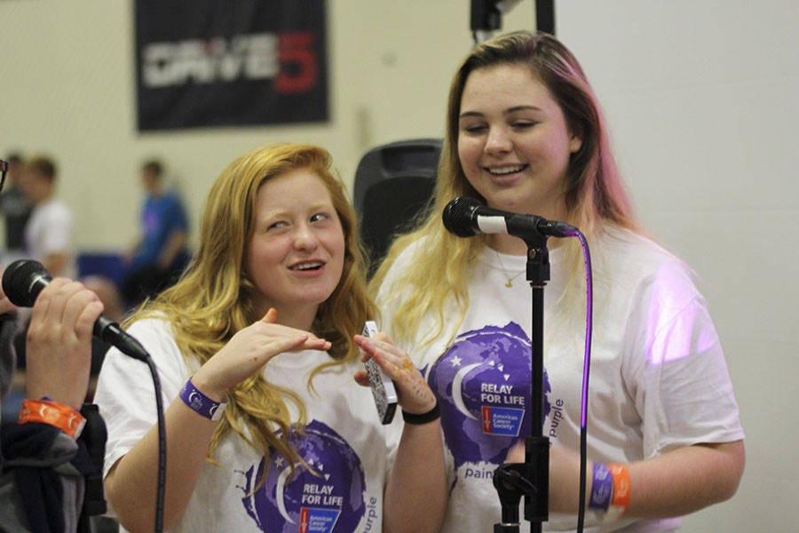 Students and staff participate in the annual Relay for Life event