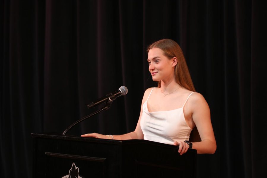 Blue Valley Southwest NHS held its hooding ceremony May 9. Students must maintain a 3.50 or higher GPA and perform at least 30 hours of community service to become a member. 