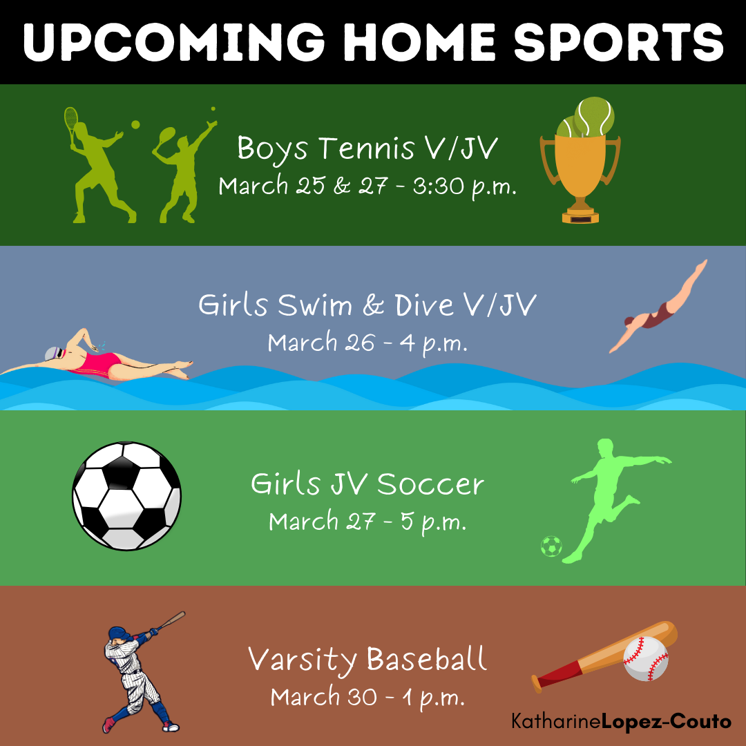 Upcoming Home Sports Games