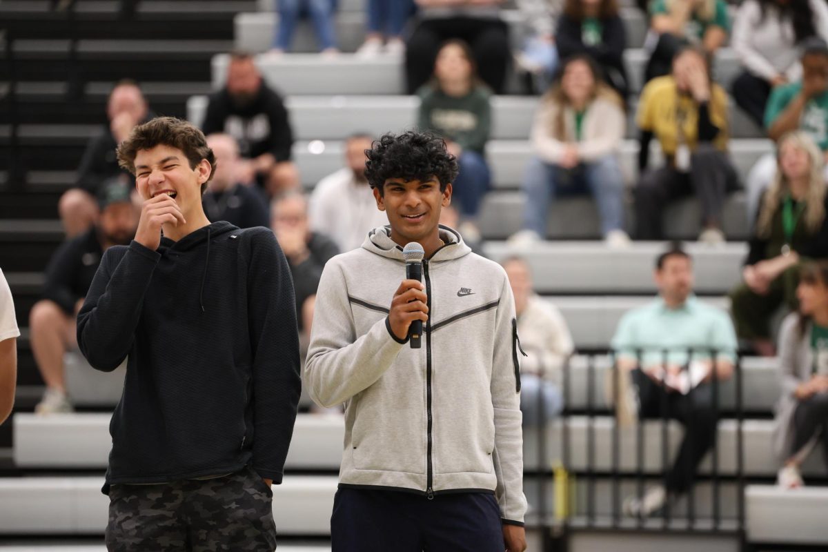 Senior Arjun Roy speaks about the boys golf season along side Andrew Woirhaye. 