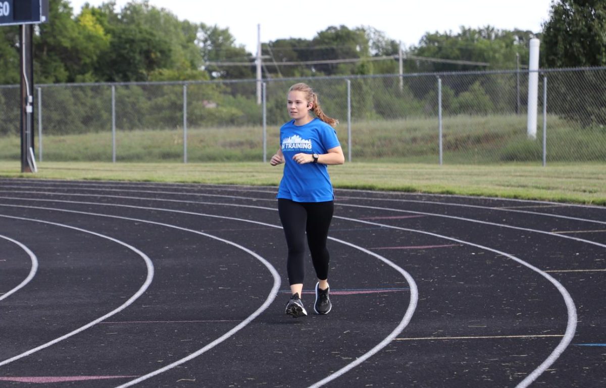 Math teacher Sarah Brown trains for long distance races