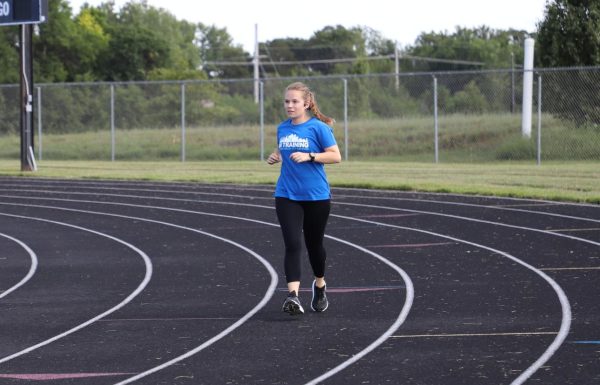 Math teacher Sarah Brown trains for long distance races