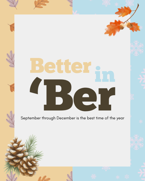 September through December is the best time of the year