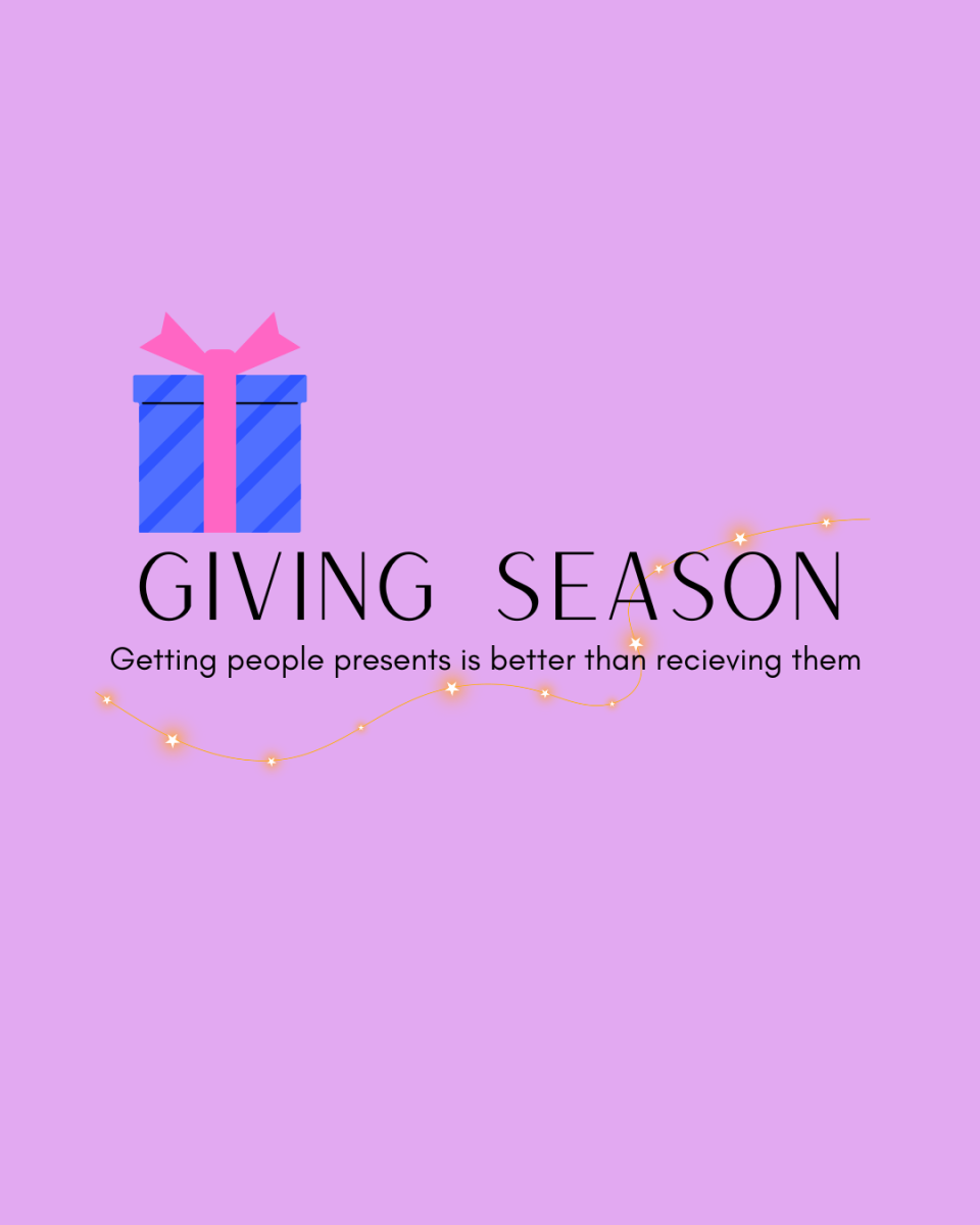 Getting people presents is better than receiving them