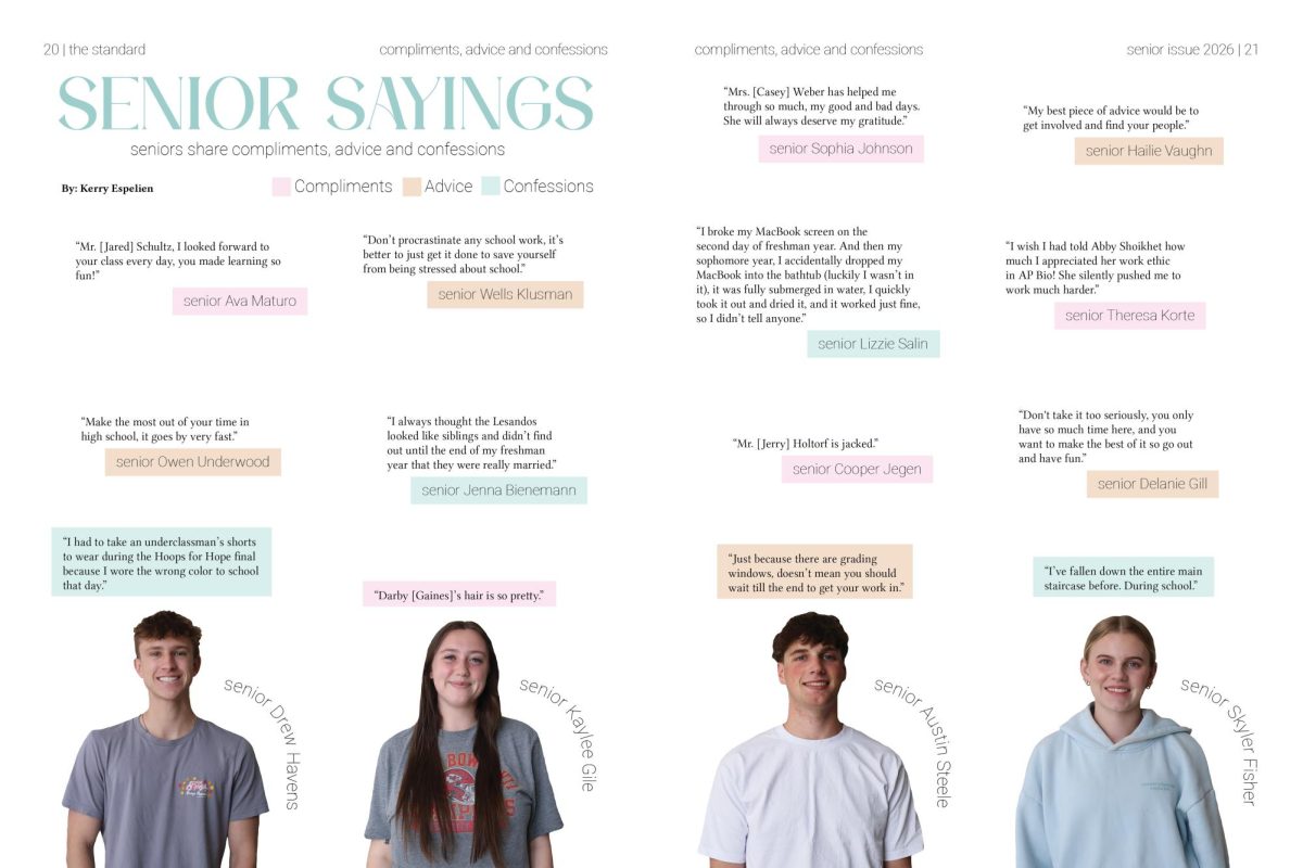 Seniors share compliments, advice and confessions